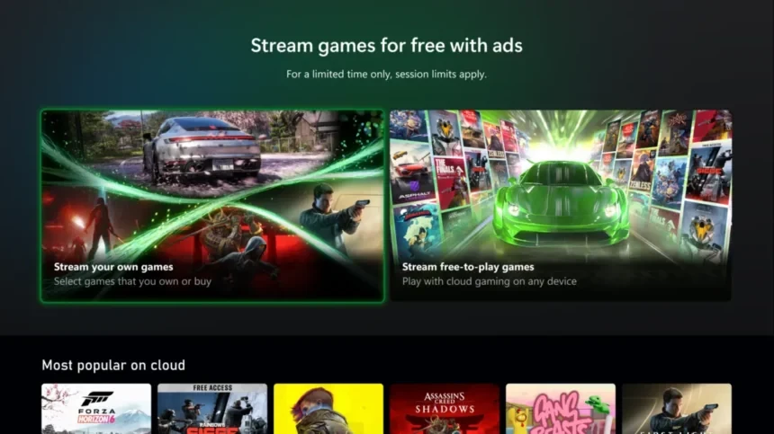 Xbox тестує безплатний хмарний геймінг: година гри в обмін на рекламу